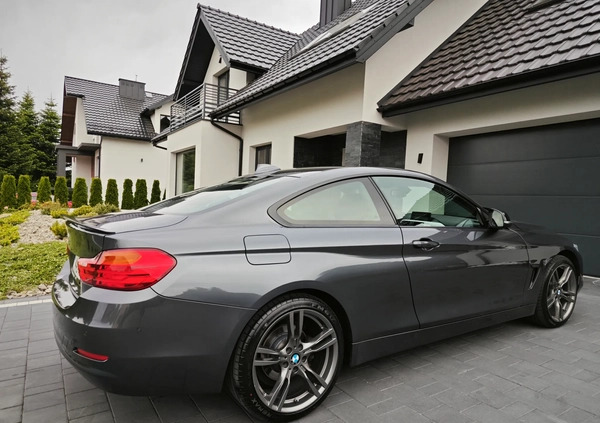 BMW Seria 4 cena 72999 przebieg: 151000, rok produkcji 2015 z Okonek małe 562